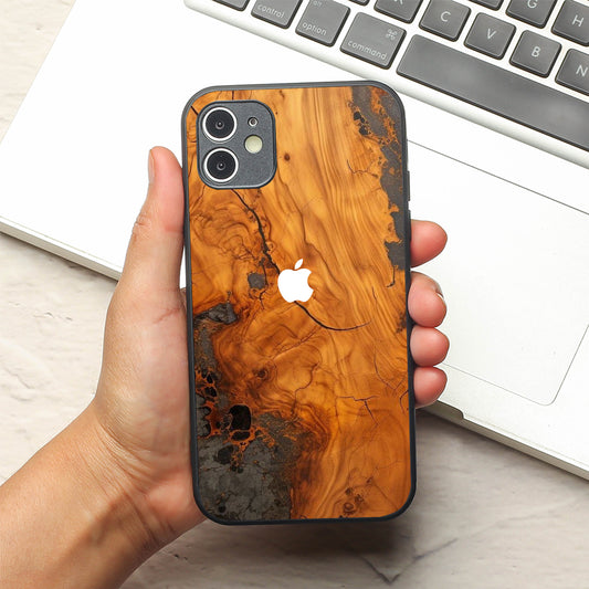 Lava Oak metal back case for Apple Iphone 11