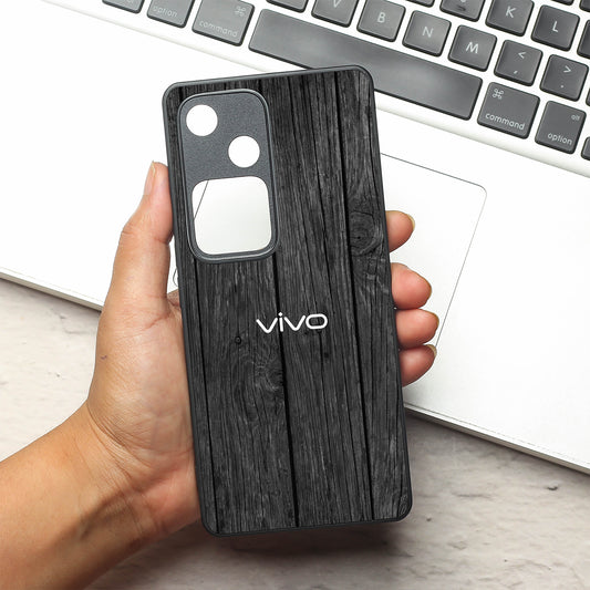 Dark Wood metal back case for Vivo S18