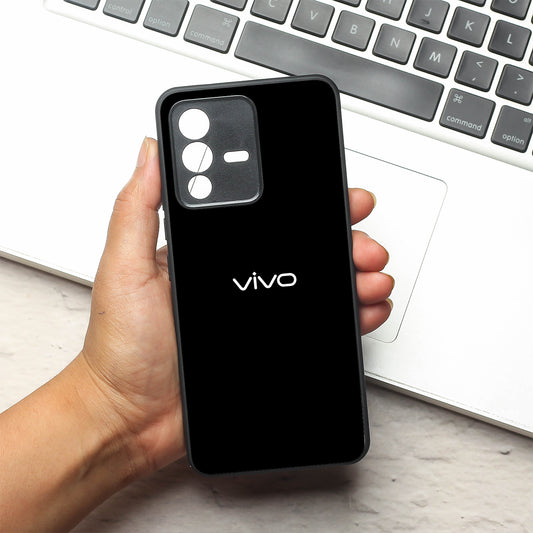 Black metal back case for Vivo V23