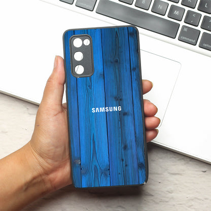 Indigo Planks metal back case for Samsung S20 FE