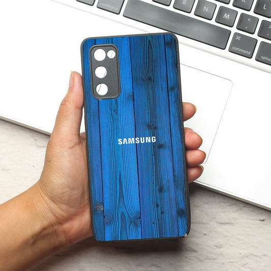 Indigo Planks metal back case for Samsung S20 FE