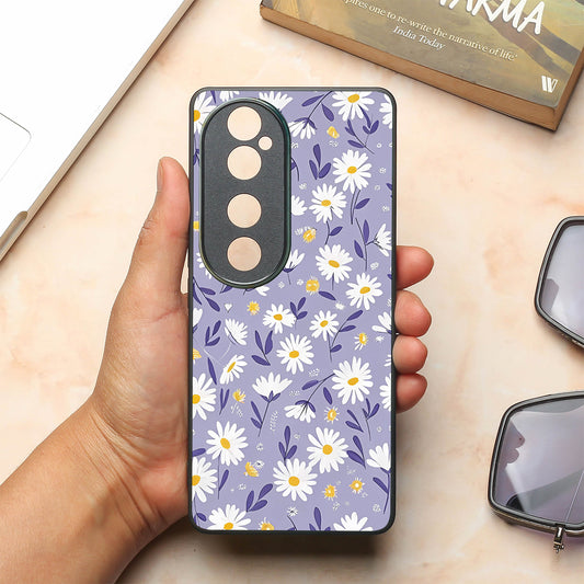 Lavender Daisies metal back case for Vivo V40