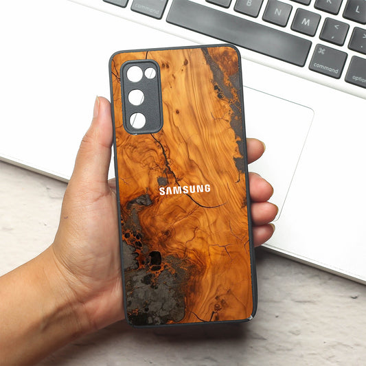 Lava Oak metal back case for Samsung S20 FE