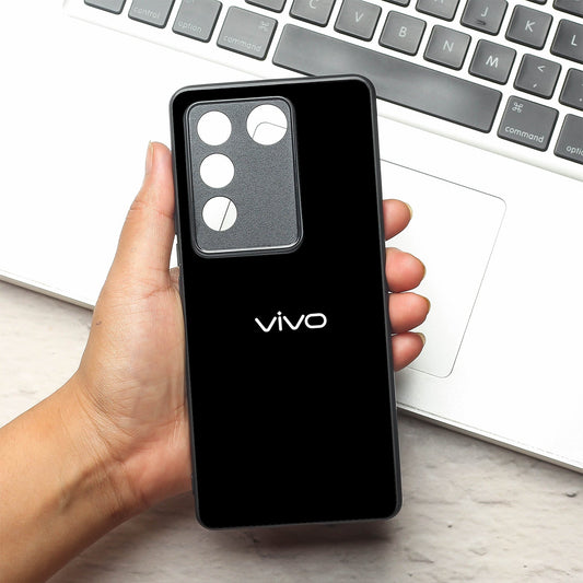 Black metal back case for Vivo V27