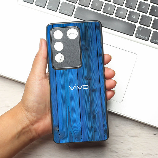 Indigo Planks metal back case for Vivo V16 Pro