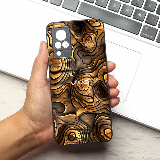 Rust Mirage metal back case for Vivo V21