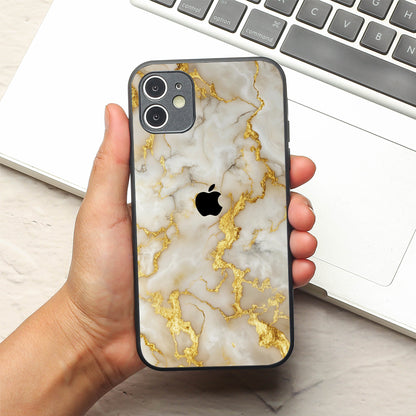Gold Vein Glory metal back case for Apple Iphone 11