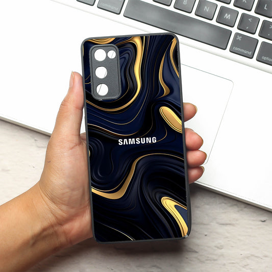 Noir Gold metal back case for Samsung S20 FE