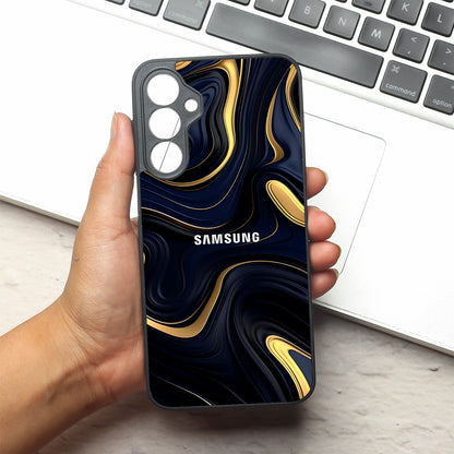Noir Gold metal back case for Samsung A16