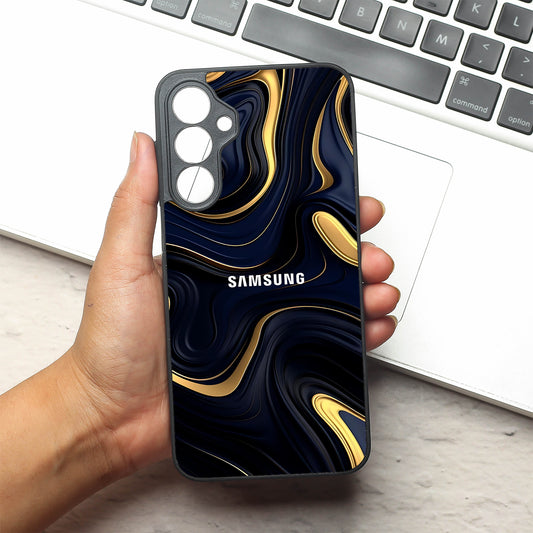 Noir Gold metal back case for Samsung A16