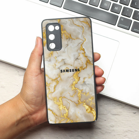 Gold Vein Glory metal back case for Samsung S20 FE