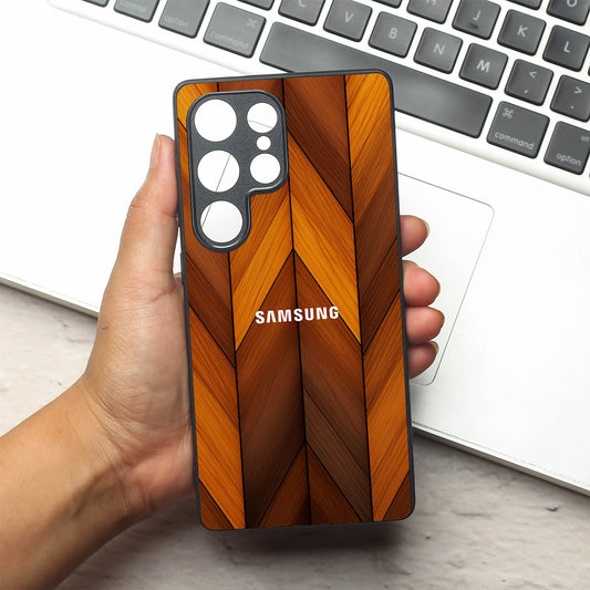 V-Wood Luxe metal back case for Samsung S25 Ultra