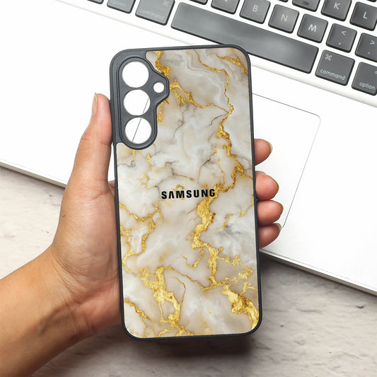 Gold Vein Glory metal back case for Samsung A16