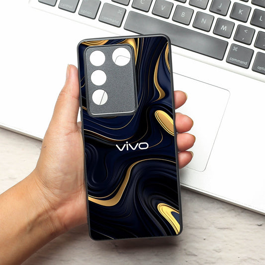 Noir Gold metal back case for Vivo V27