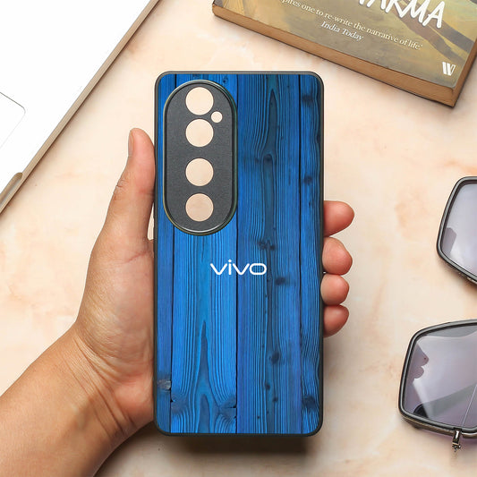 Indigo Planks metal back case for Vivo V40
