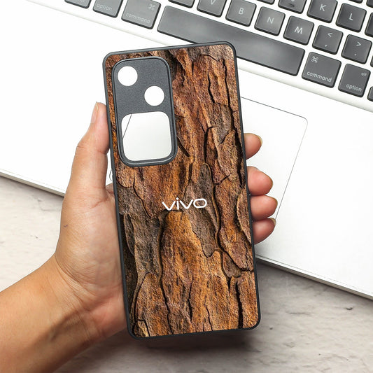 Wavy Grain metal back case for Vivo V30