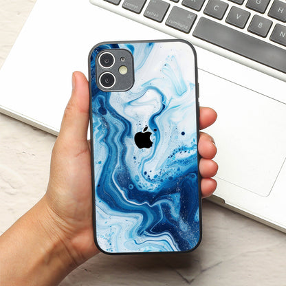 Neptune Swirl metal back case for Apple Iphone 11