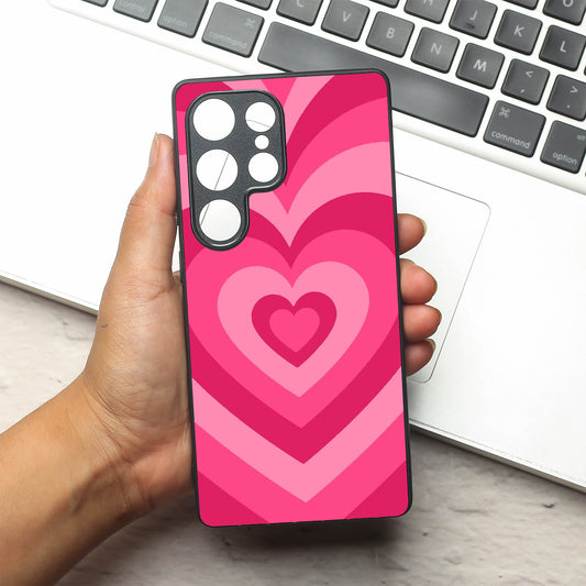 Retro Love metal back case for Samsung S25 Ultra