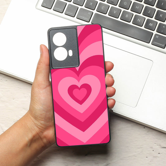 Retro Love metal back case for Motorola Edge 50 Fusion