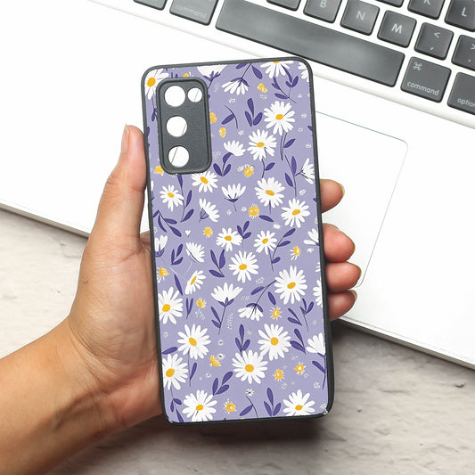 Lavender Daisies metal back case for Samsung S20 FE