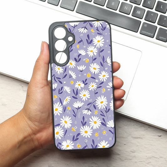 Lavender Daisies metal back case for Samsung A16