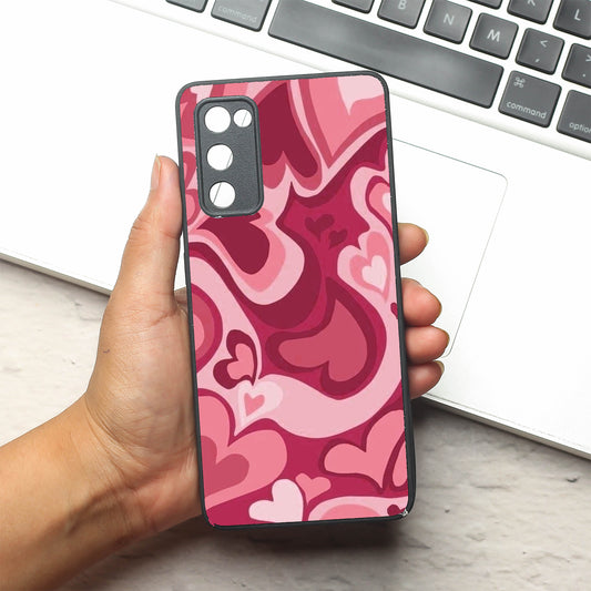 Valentine Wave Marble metal back case for Samsung S20 FE