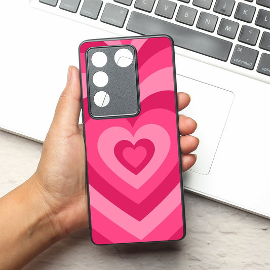 Retro Love metal back case for Vivo V16 Pro