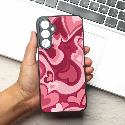 Valentine Wave metal back case for Samsung A16