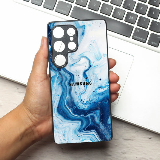 Neptune Swirl metal back case for Samsung S25 Ultra