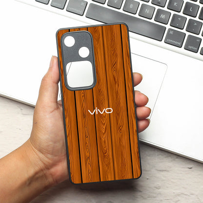 WoodCraft Touch metal back case for Vivo V30