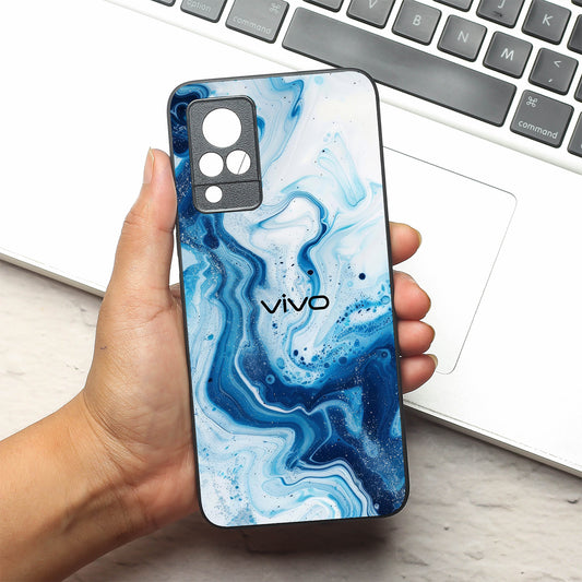 Neptune Swirl metal back case for Vivo V21