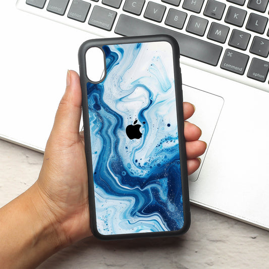 Neptune Swirl metal back case for Apple Iphone Xs Max