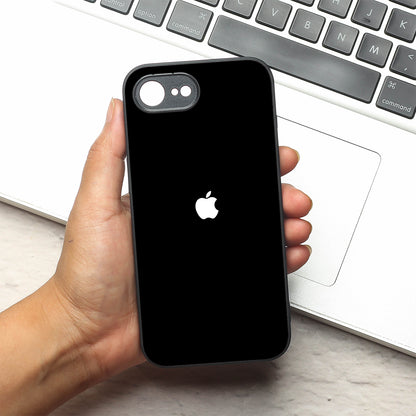 Black metal back case for Apple Iphone 16e