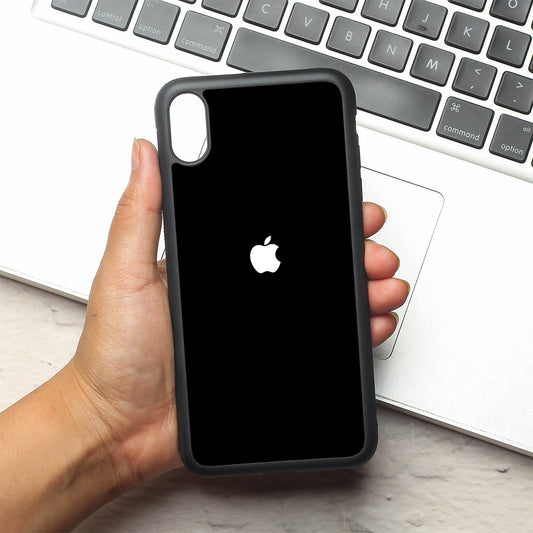 Black metal back case for Apple Iphone Xs Max
