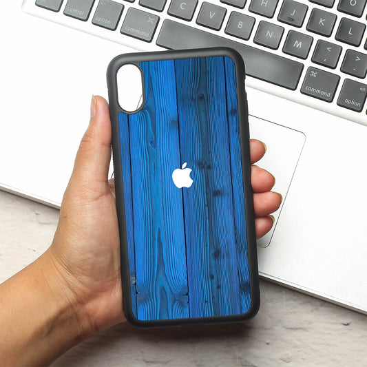 Indigo Planks metal back case for Apple Iphone Xs Max