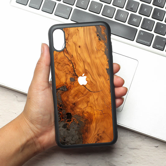 Lava Oak metal back case for Apple Iphone Xs Max