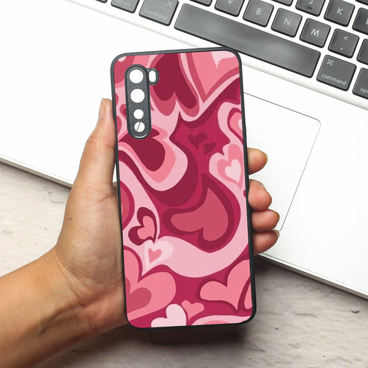 Valentine Wave Marble metal back case for Oneplus Nord