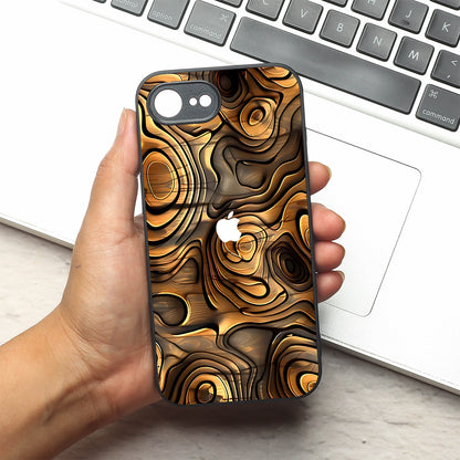 Rust Mirage metal back case for Apple Iphone 16e