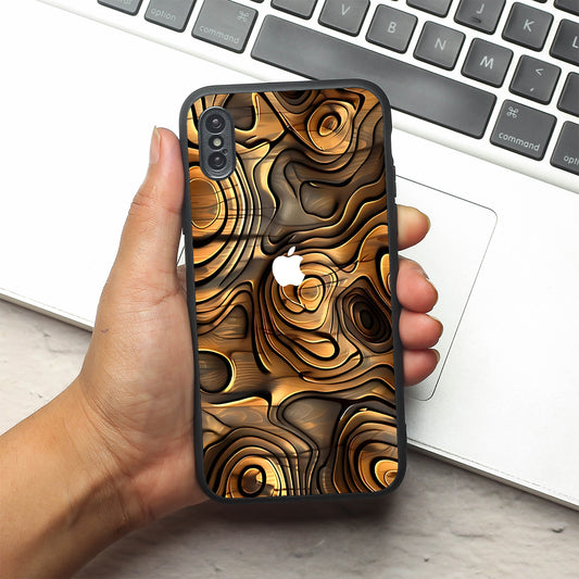 Rust Mirage metal back case for Apple Iphone X/XS