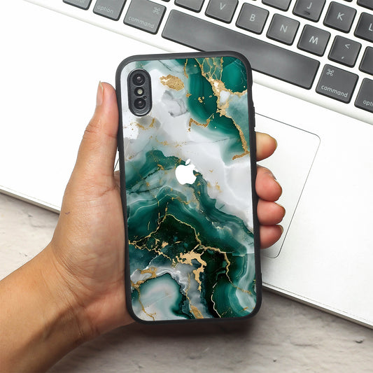 Auric Glaze metal back case for Apple Iphone X/XS