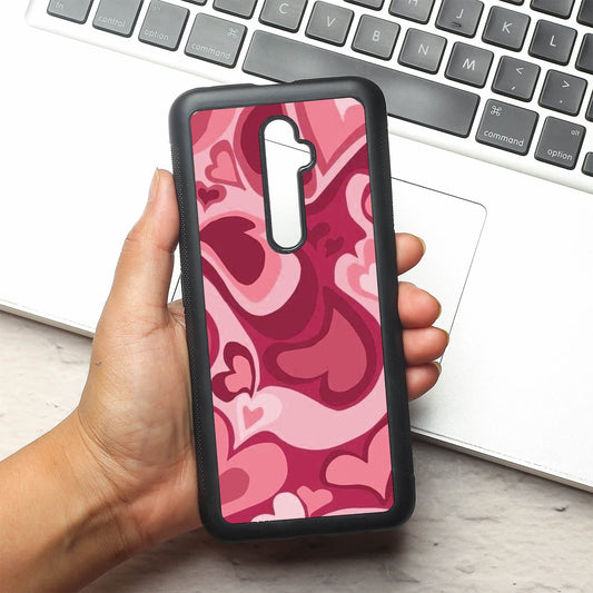 Valentine Wave Marble metal back case for Oppo Reno2 Z