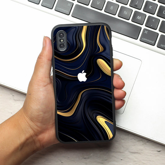Noir Gold metal back case for Apple Iphone X/XS