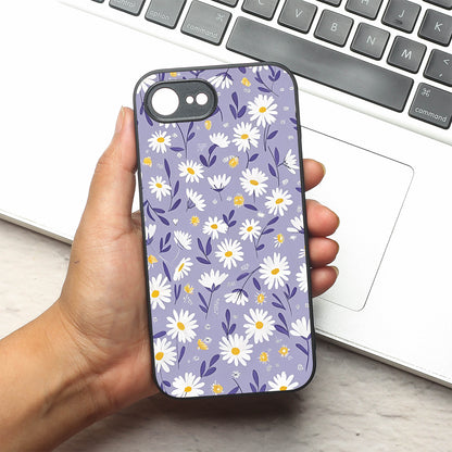 Lavender Daisies metal back case for Apple Iphone 16e
