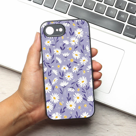 Lavender Daisies metal back case for Apple Iphone 16e