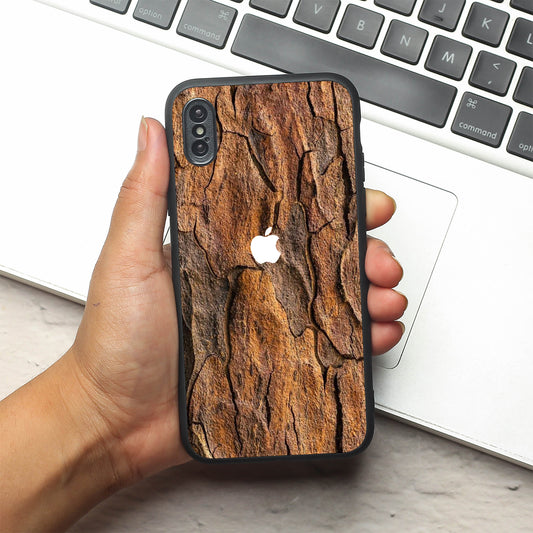 Wavy Grain metal back case for Apple Iphone X/XS