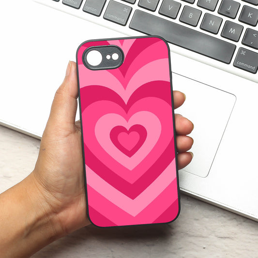 Retro Love metal back case for Apple Iphone 16e