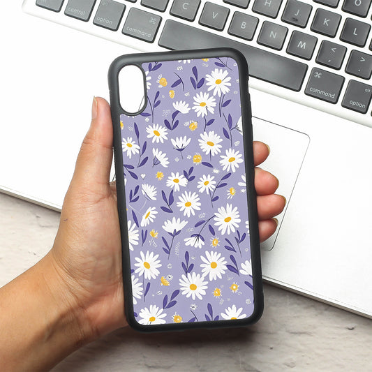 Lavender Daisies metal back case for Apple Iphone Xs Max