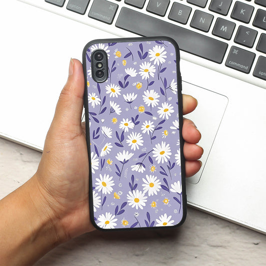 Lavender Daisies metal back case for Apple Iphone X/XS