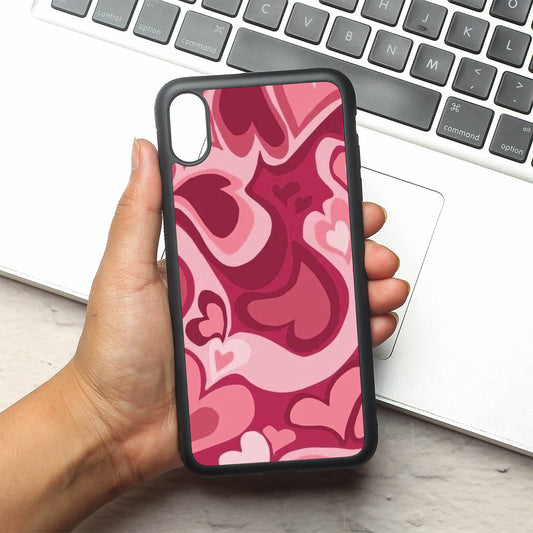 Valentine Wave Marble metal back case for Apple Iphone Xs Max