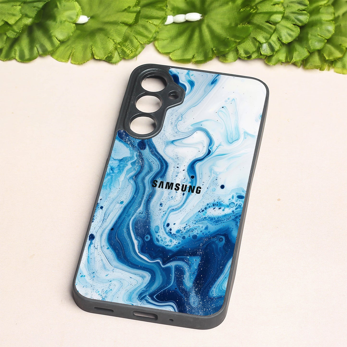 Neptune Swirl metal back case for Samsung A16